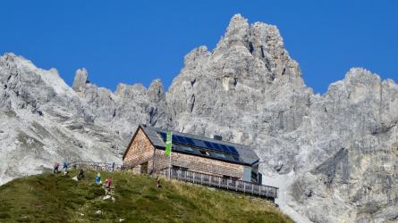 Die Franz Fischer-Hütte (Foto: P. Pileschnegger